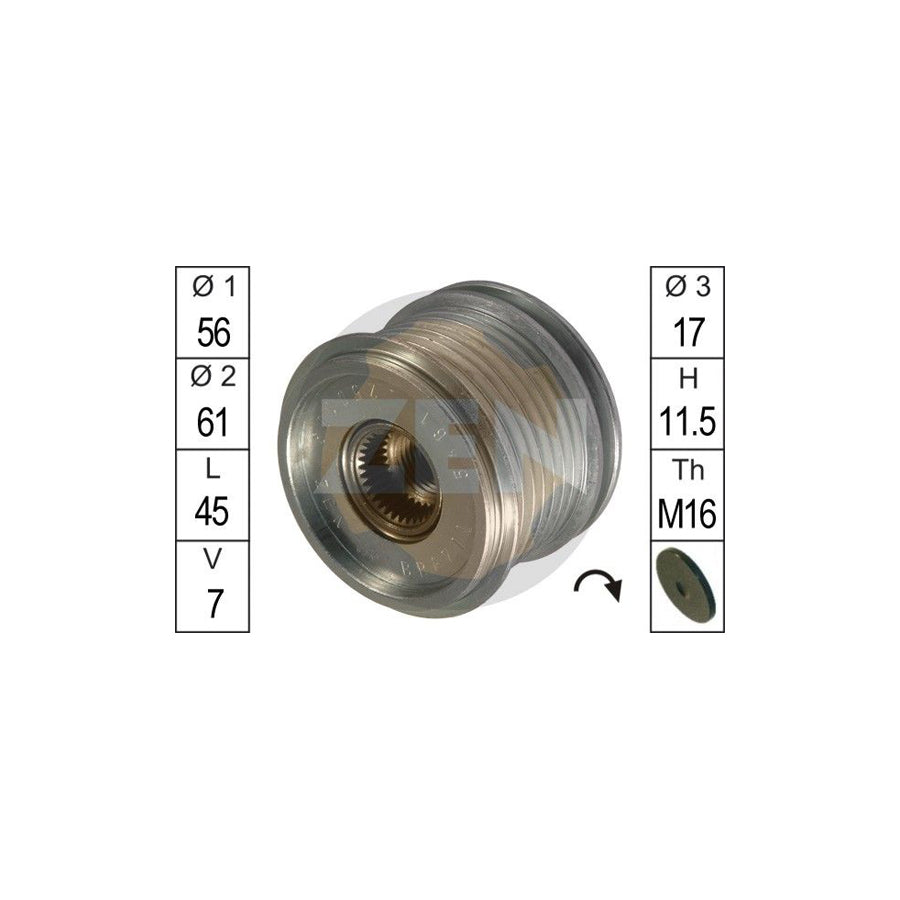Era ZN5461 Alternator Freewheel Clutch