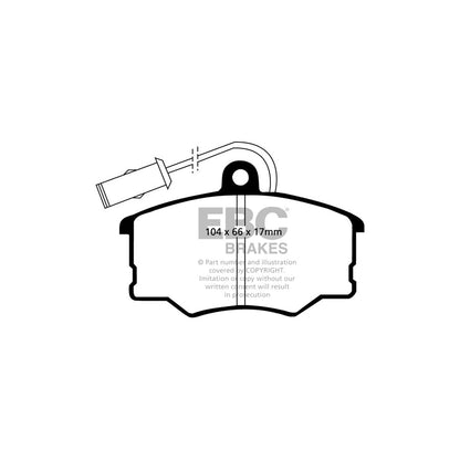 EBC PDKF042 Alfa Romeo 164 Ultimax Front Brake Pad & Plain Disc Kit - Girling/TRW Caliper 2 | ML Performance UK Car Parts