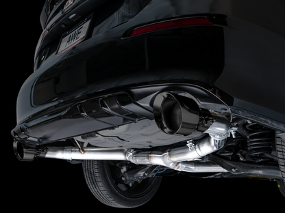 AWE Tuning 22+ Honda Civic Si/Acura Integra Track Edition Cat-Back Exhaust - Dual Diamond Black Tips
