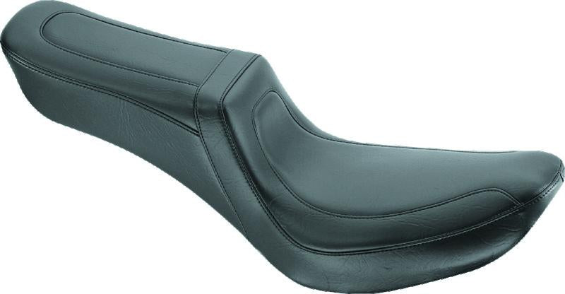 Mustang Motorcycle Mustang 58-84 Harley FX/FL Squareback 1PC Seat - Black
