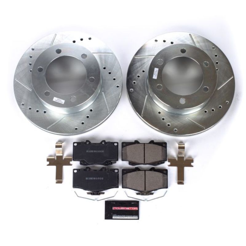 PowerStop Power Stop 95-02 Toyota 4Runner Front Z23 Evolution Sport Brake Kit
