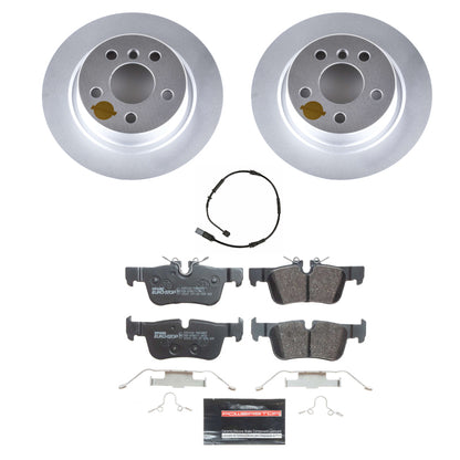 PowerStop Power Stop 16-19 Mini Cooper Clubman Rear Euro-Stop Brake Kit