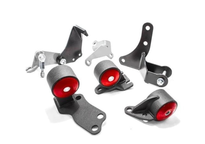 Innovative Mounts Innovative 88-91 Civic D-Series Black Steel Mounts 75A Bushings (Pre 92 Engine Hydro)