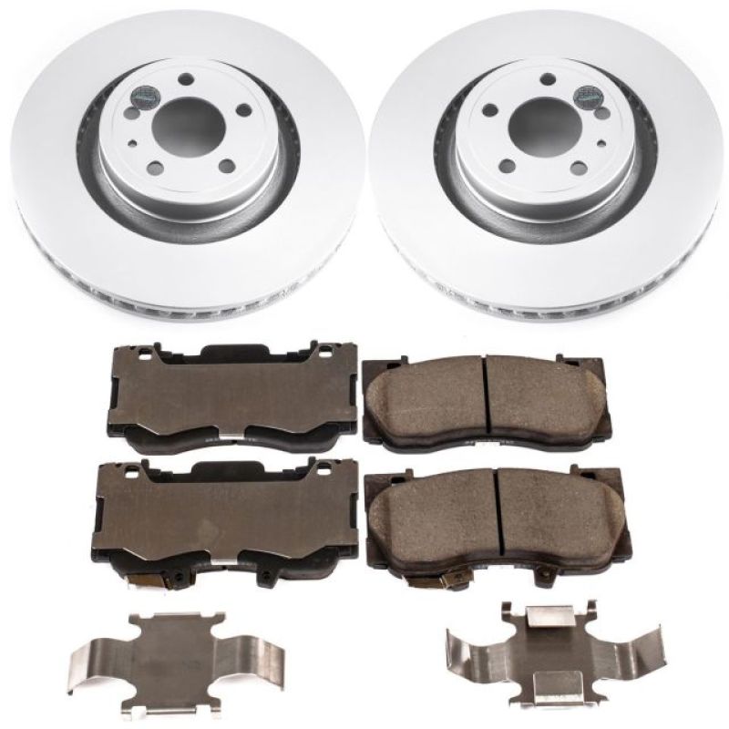 PowerStop Power Stop 15-19 Ford Mustang Front Z17 Evolution Geomet Coated Brake Kit