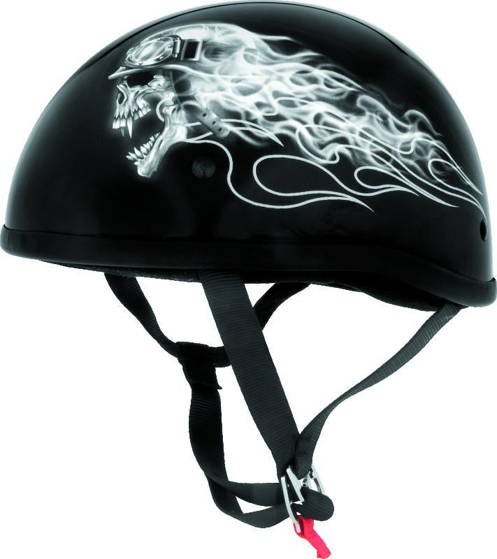 Bikers Choice Skid Lids Biker Skull Original Helmet - XL