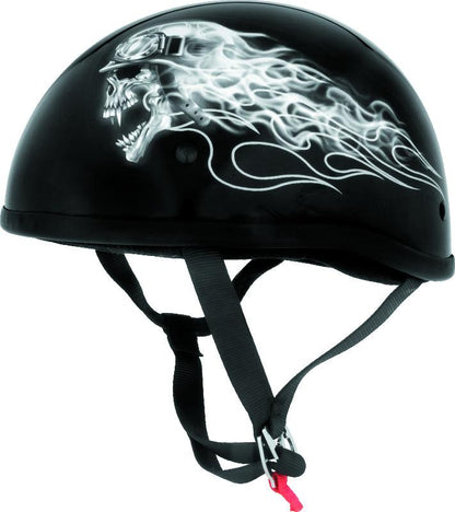 Bikers Choice Skid Lids Biker Skull Original Helmet - XL