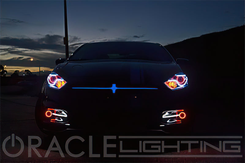 ORACLE Lighting Oracle Dodge Dart 13-16 WP LED Projector Fog Halo Kit - ColorSHIFT