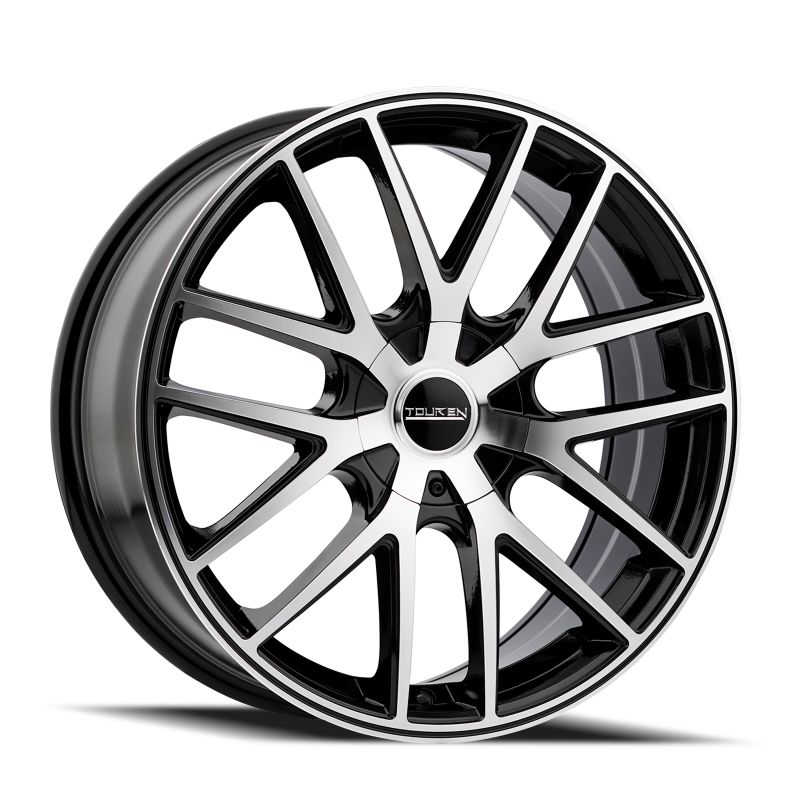 Touren 3260 TR60 16x7 / 5x110/115 BP / 42mm Offset / 72.62mm Hub Gloss Black Machined Wheel