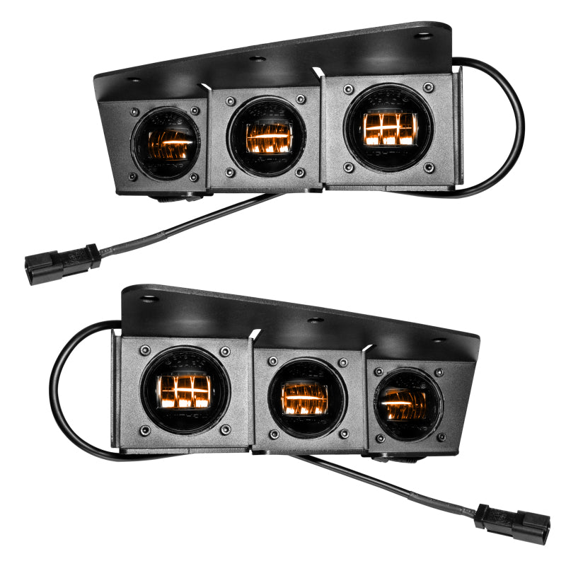 ORACLE Lighting Oracle High 21-22 Ford Bronco Triple LED Fog Light kit for Steel Bumper