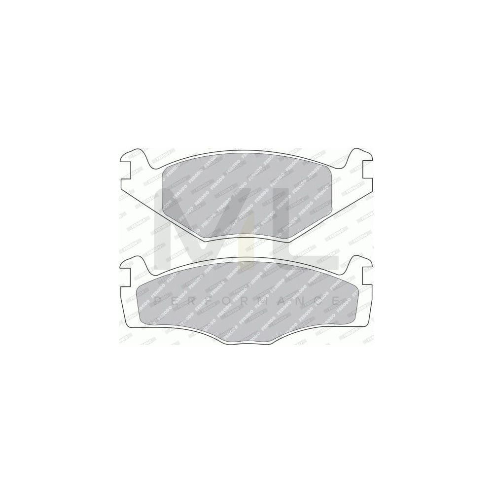 Ferodo Premier FDB419G Brake Pad Set Not Prepared for Wear Indicator