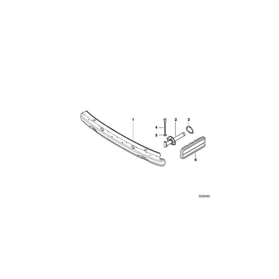 Genuine BMW 51128125406 E38 Carrier (Inc. 728iL, 750iLP & 740i)