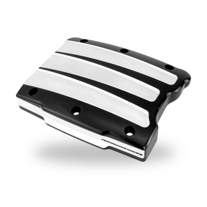 Performance Machine Twin Cam Scallop Rocker Cover - Contrast Cut Platinum