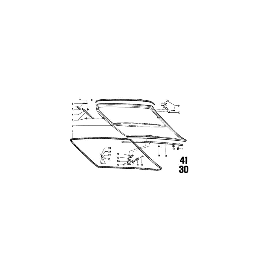Genuine BMW 51135676194 Clamp (Inc. 1800, 1500 & 2000ti)