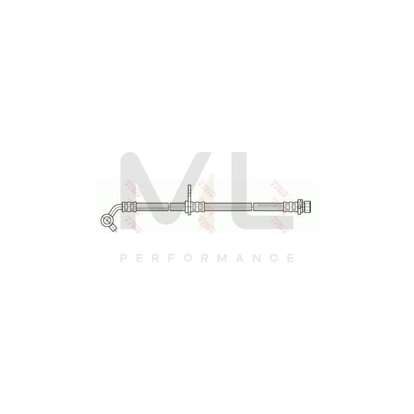 TRW PHD519 Brake Hose for HONDA Stream I (RN) 460mm, M10x1