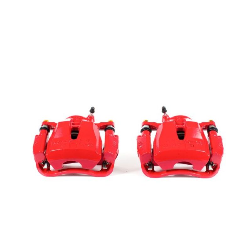 PowerStop Power Stop 09-10 Pontiac Vibe Front Red Calipers w/Brackets - Pair