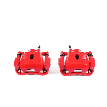 PowerStop Power Stop 09-10 Pontiac Vibe Front Red Calipers w/Brackets - Pair