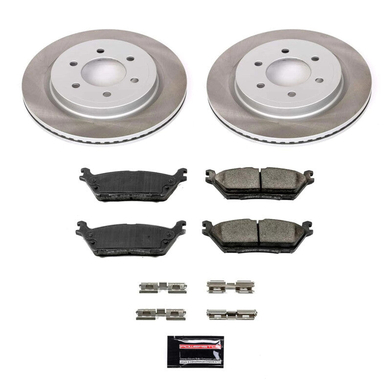 PowerStop Power Stop 18-21 Lincoln Navigator Rear Semi-Coated Rotor Kit