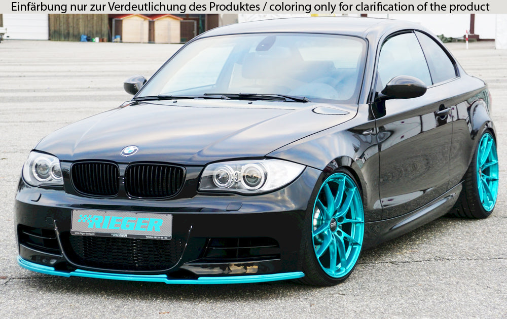 Rieger 00035044 BMW E82 E88 Front Splitter 5 |ML Performance UK Car Parts