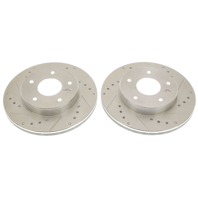 PowerStop Power Stop 78-81 Pontiac Firebird Rear Evolution Drilled & Slotted Rotors - Pair