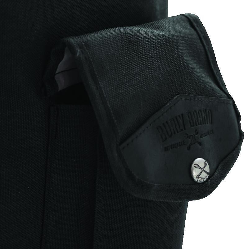 Burly Brand Voyager Sissy Bar Backpack - Black