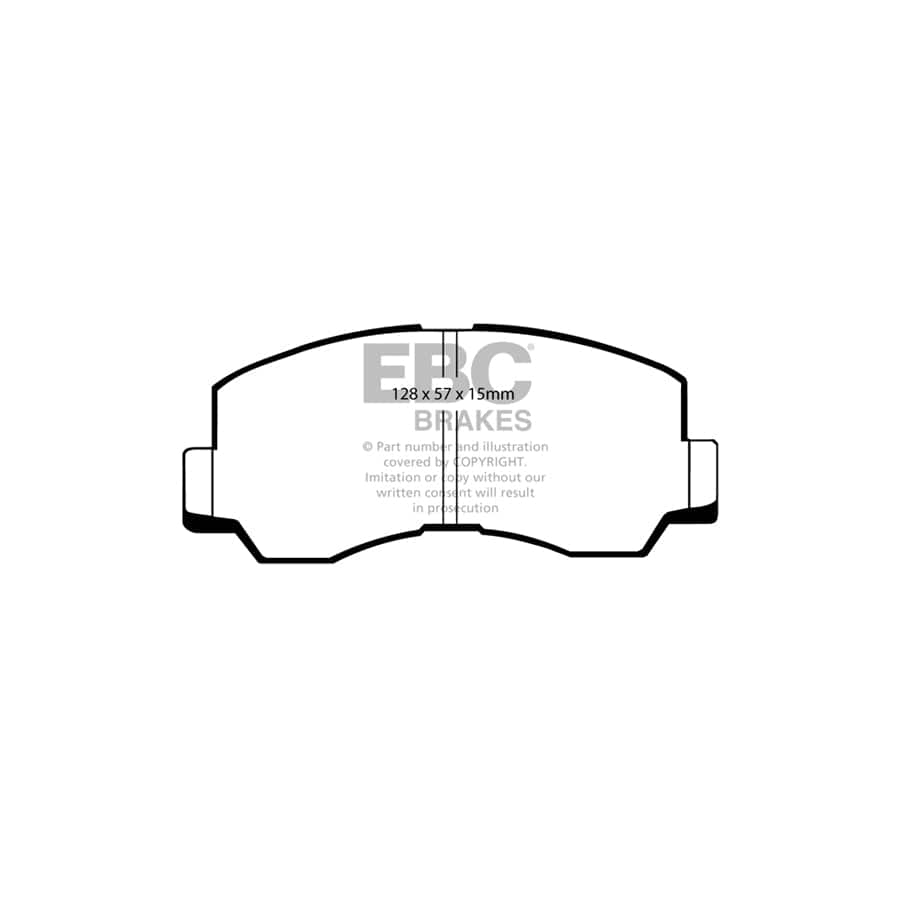 EBC PDKF1335 Mitsubishi Pajero Ultimax Front Brake Pad & Plain Disc Kit 2 | ML Performance UK Car Parts