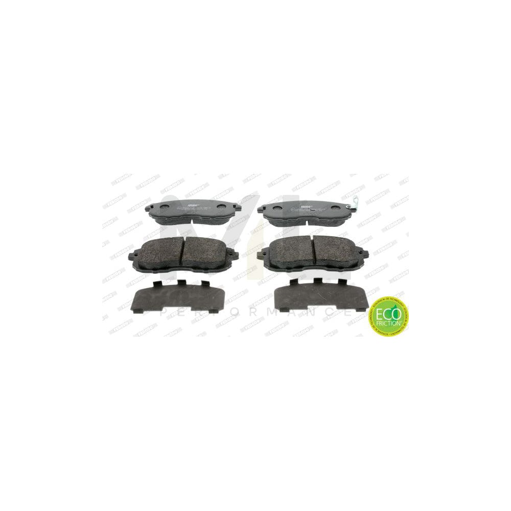 Ferodo Premier Eco Friction FDB4112 Brake Pad Set With Acoustic Wear Warning, Without Accessories