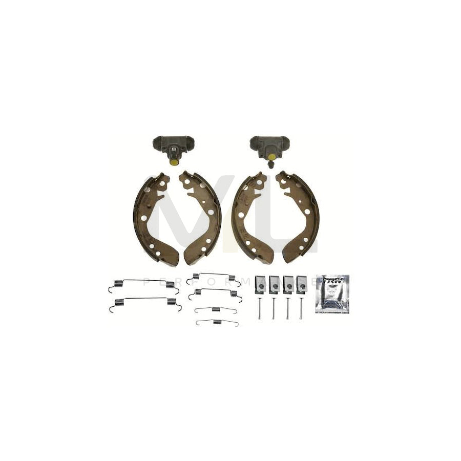 TRW Brake Kit BK1972 Brake Shoe Set for HONDA Jazz Hatchback (GD, GE3, GE2) with wheel brake cylinder