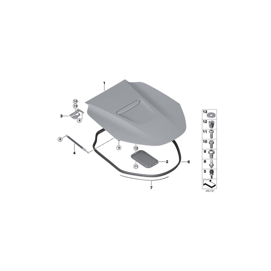 Genuine BMW 07147476187 I15 Ball Pin (Inc. i8)
