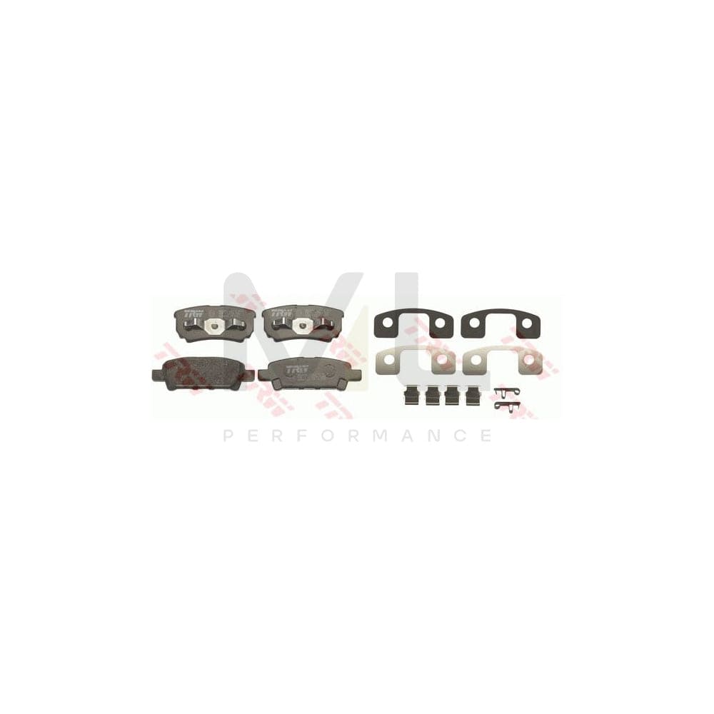 TRW Gdb4143 Brake Pad Set Not Prepared For Wear Indicator, With Accessories