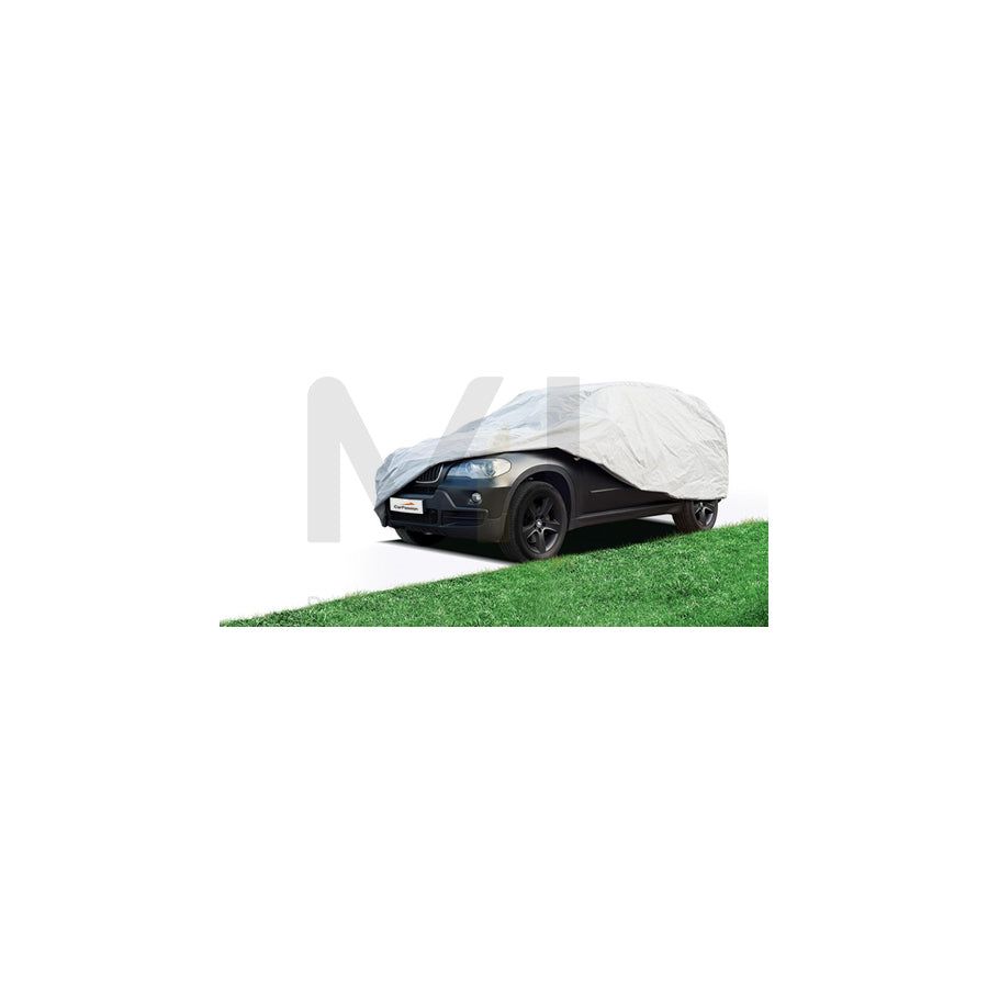 CARPASSION 10027 Car cover full-size, XL 465 cm, Grey