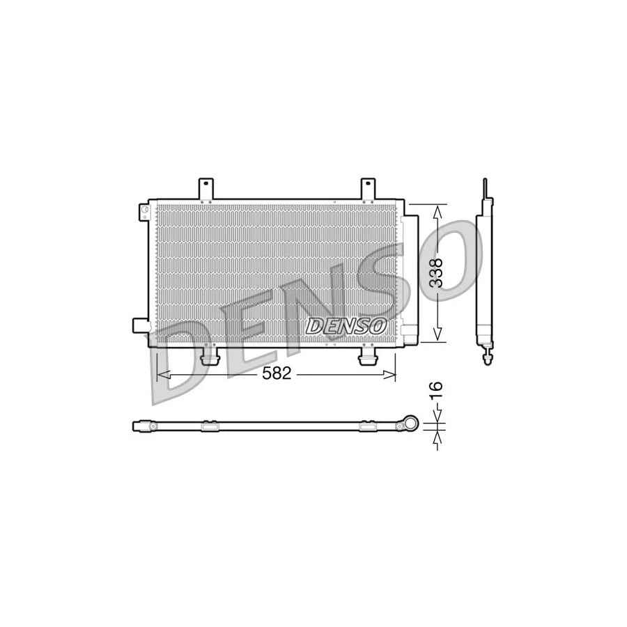 DENSO DCN47002 Air Conditioning Condenser