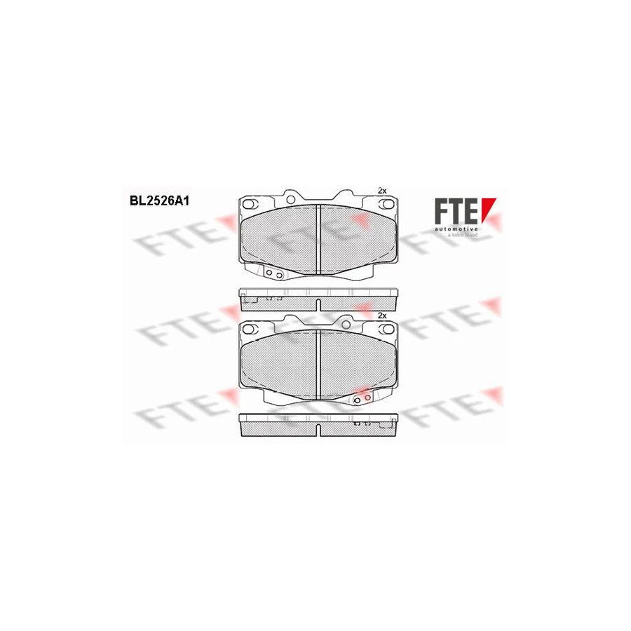 FTE 9010781 Brake Pad Set