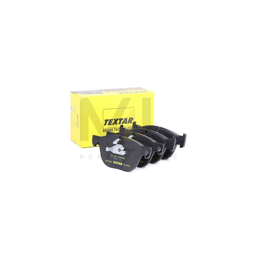 TEXTAR 2417001 Brake pad set prepared for wear indicator