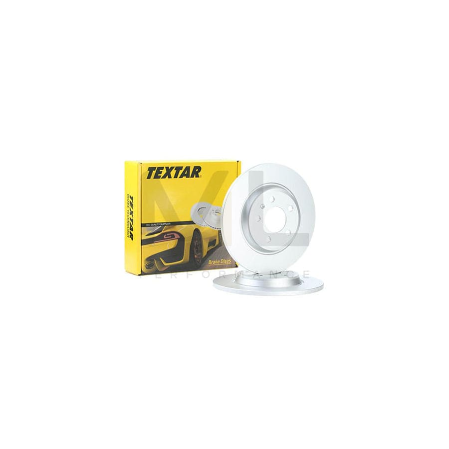 TEXTAR PRO 92160103 Brake Disc Solid, Coated, without wheel hub, without wheel studs  - 1 piece
