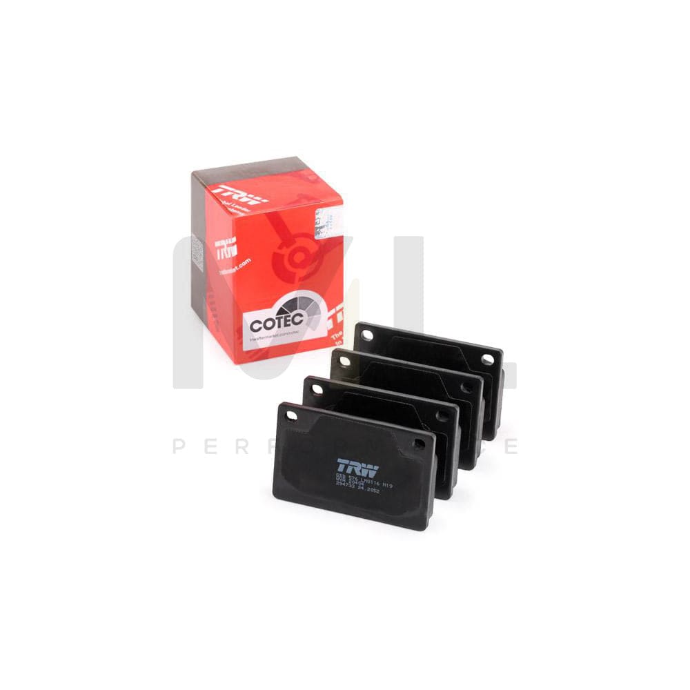 TRW Gdb576 Brake Pad Set Not Prepared For Wear Indicator