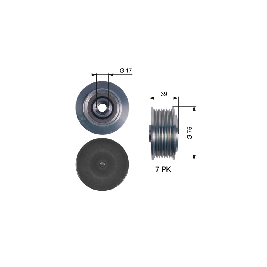 Gates OAP7119 Alternator Freewheel Clutch