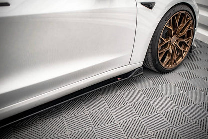Maxton Design Tesla Model 3 Side Skirts Diffusers V.2