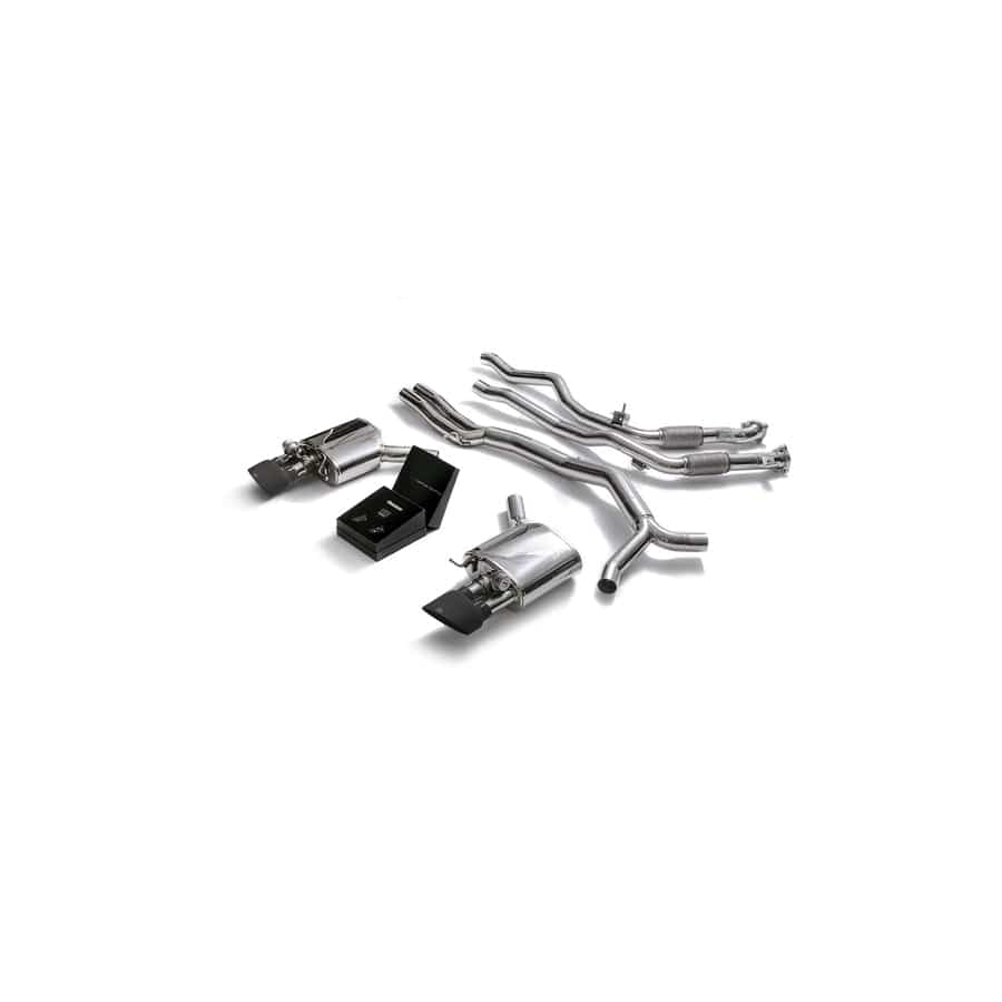 Armytrix AU95R-DS45M Valvetronic Exhaust System Audi RS5 B9 Coupe 2.9 V6 Turbo 2017-2023 with Dual Matte Black Oval