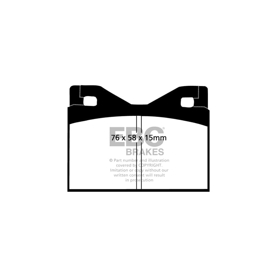 EBC PD01KF167 BMW Greenstuff Front Brake Pad & Plain Disc Kit  2 | ML Performance UK Car Parts