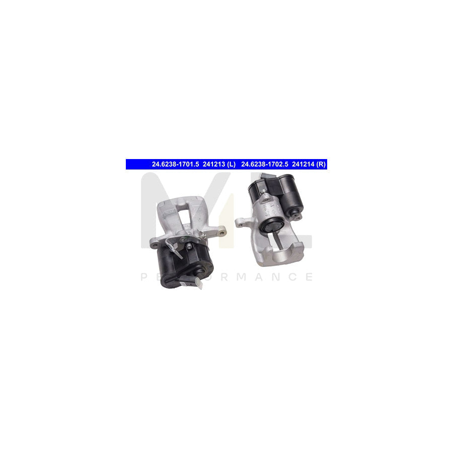 ATE 24.6238-1702.5 Brake Caliper for VW PASSAT for vehicles with electric parking brake, without holder