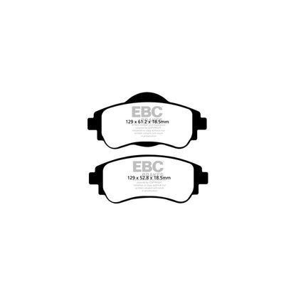 EBC PD06KF180 Citroen Greenstuff Front Brake Pad & USR Disc Kit - Girling/TRW Caliper (Inc. C4 & DS4) 2 | ML Performance UK Car Parts