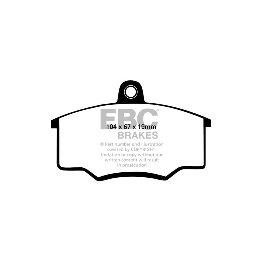 EBC PDKF096 Audi 80 Ultimax Front Brake Pad & Plain Disc Kit 2 | ML Performance UK Car Parts