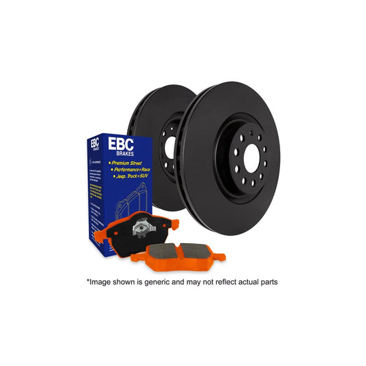 EBC PD05KR544 Subaru Legacy Orangestuff Rear Brake Pad & Plain Disc Kit 1 | ML Performance UK Car Parts