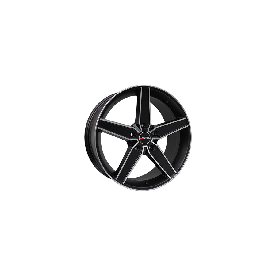 Autec Delano 8x19 ET45 D8019455072116 Matt Black Polished Wheel