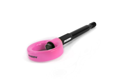 Perrin Performance PERRIN 08-14 Subaru WRX/STI (Sedan) / 20-25 Outback All Models Tow Hook Kit (Rear) - Hyper Pink