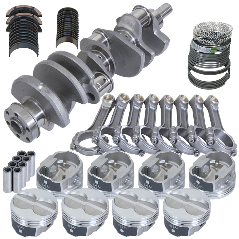 Eagle Ford 351W 4.000in Crank 2.750in Journal 6.200in I-Beam Rods 4.060in Pistons Rotating Assembly