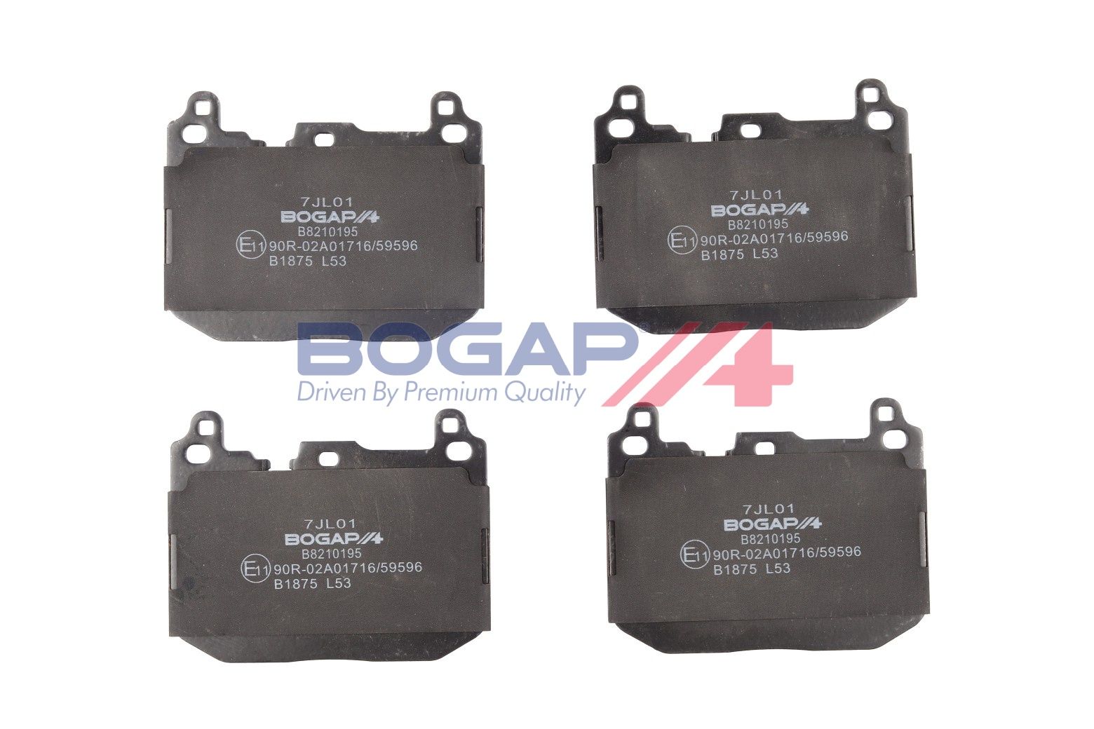 BOGAP B8210195 Brake Pad Set, Disc Brake | ML Performance Car Parts