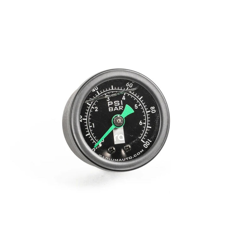 Radium Engineering 0-100 PSI Fuel Pressure Gauge w/ 8AN Adapter
