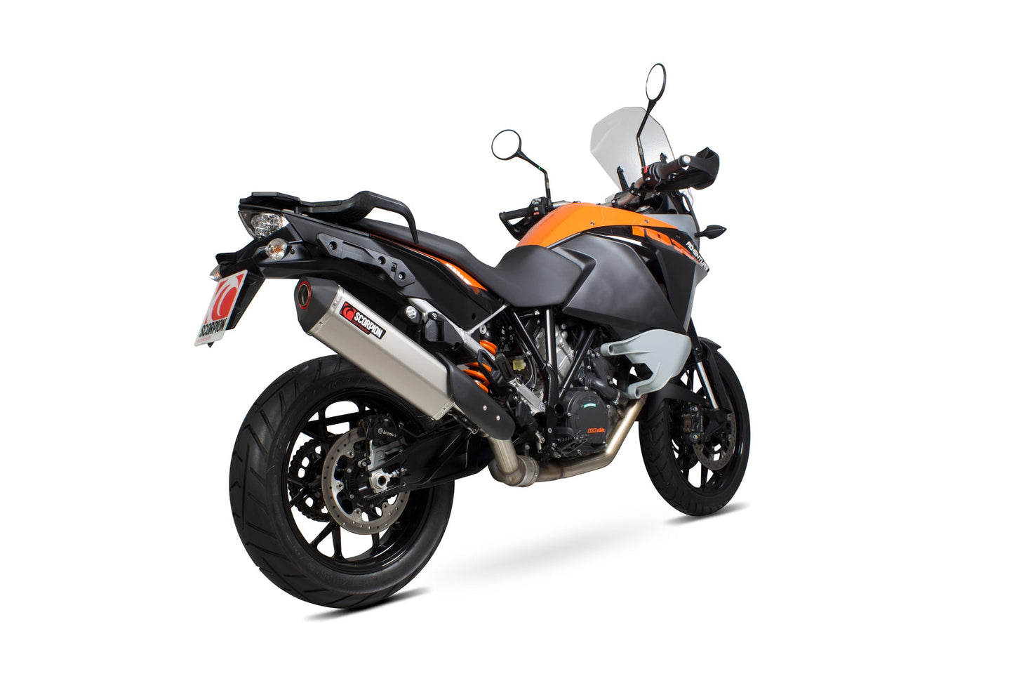 Scorpion RKT84TEO KTM 1050 Adventure Serket Parallel Slip-On - Titanium Sleeve | ML Performance UK UK