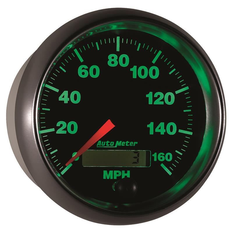 Autometer GS 3-3/8 inch 160 MPH In Dash Speedometer Gauge